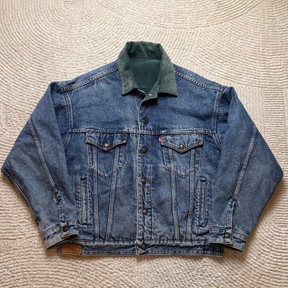 Levi's Corduroy & Denim Vintage Reversible Jacket Mens Medium